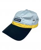 SUPREMEシュプリーム）の古着「Crown Band Nylon 6-Panel/クラウン バンド ナイロン 6パネル」｜ブルー×ネイビー