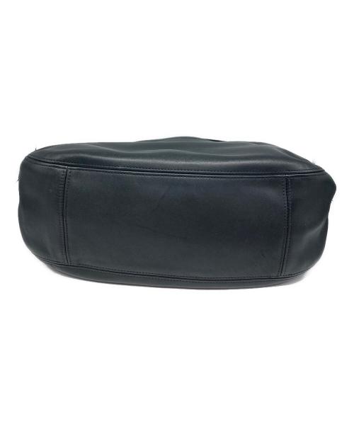 COACH（コーチ）COACH (コーチ) レザーショルダーバッグ ブラックの古着・服飾アイテム