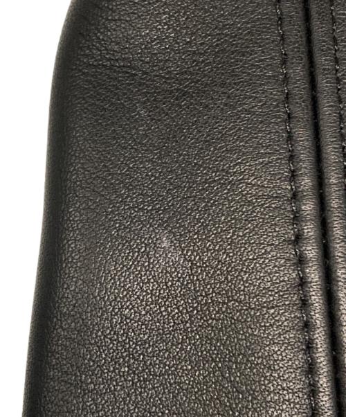 COACH（コーチ）COACH (コーチ) レザーショルダーバッグ ブラックの古着・服飾アイテム