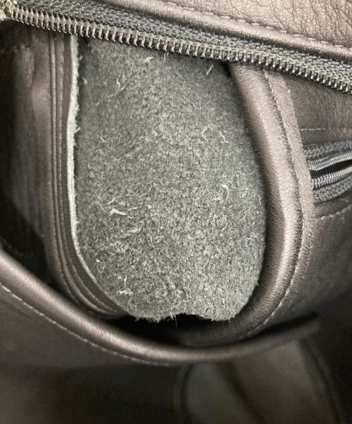 COACH（コーチ）COACH (コーチ) レザーショルダーバッグ ブラックの古着・服飾アイテム