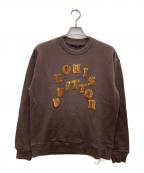 LOUIS VUITTONルイ ヴィトン）の古着「ロゴクルーネックスウェット」｜ブラウン