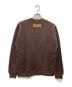 LOUIS VUITTON (ルイ ヴィトン) ロゴクルーネックスウェット ブラウン サイズ:Ｍ：50000円
