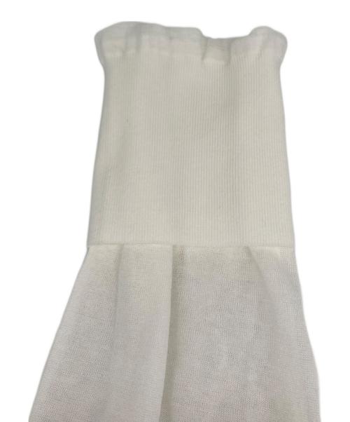 1er Arrondissement（プルミエ アロンディスモン）1er Arrondissement (プルミエ アロンディスモン) 18ゲージラフカーディガン ホワイト サイズ:Freeの古着・服飾アイテム