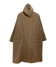 Honnete（オネット）の古着「ショールカラーコート」｜ベージュ