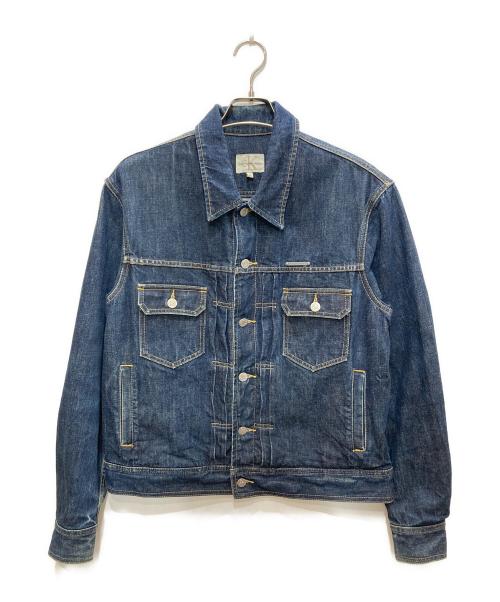 Calvin Klein Jeans（カルバンクラインジーンズ）Calvin Klein Jeans (カルバンクラインジーンズ) デニムジャケット インディゴ サイズ:Ｍの古着・服飾アイテム