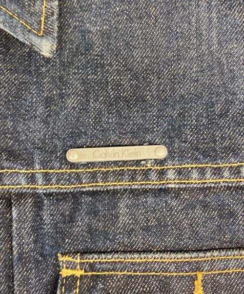 Calvin Klein Jeans（カルバンクラインジーンズ）Calvin Klein Jeans (カルバンクラインジーンズ) デニムジャケット インディゴ サイズ:Ｍの古着・服飾アイテム