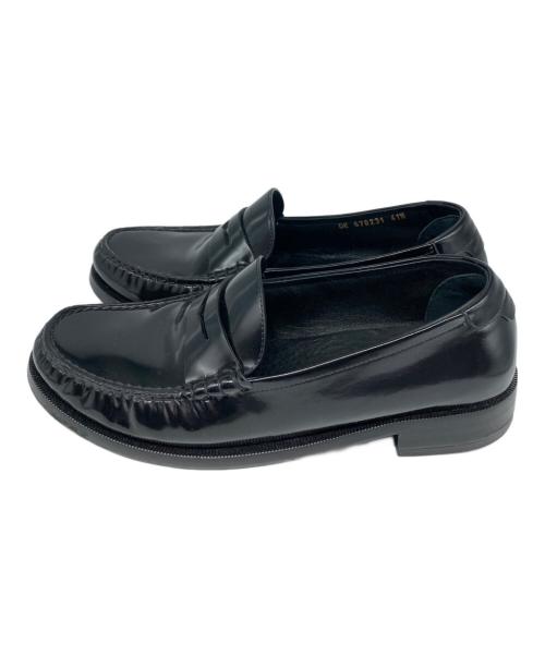 Saint Laurent Paris（サンローランパリ）Saint Laurent Paris (サンローランパリ) ローファー ブラック サイズ:41の古着・服飾アイテム