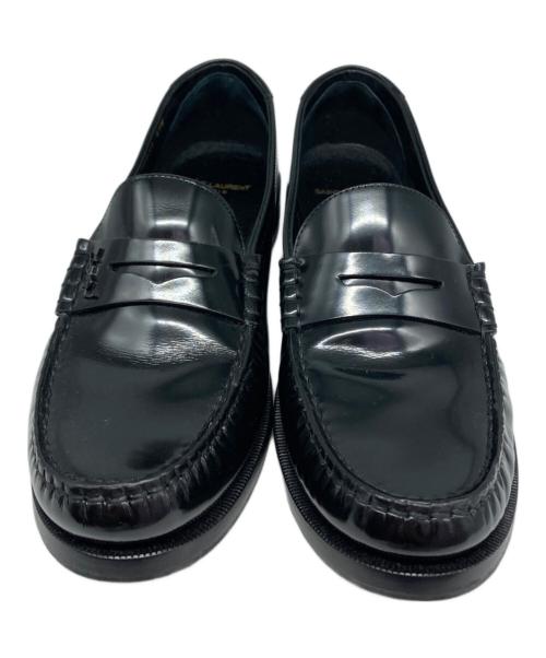 Saint Laurent Paris（サンローランパリ）Saint Laurent Paris (サンローランパリ) ローファー ブラック サイズ:41の古着・服飾アイテム