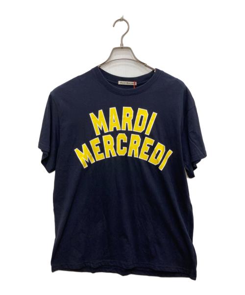 Mardi Mercredi（マルディメクルディ）MARDI MERCREDI (マルディメクルディ) プリントTシャツ ネイビー サイズ:FREE 未使用品の古着・服飾アイテム