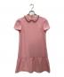 RED VALENTINO（レッドヴァレンティノ）の古着「ビジュー襟ワンピース」｜ピンク