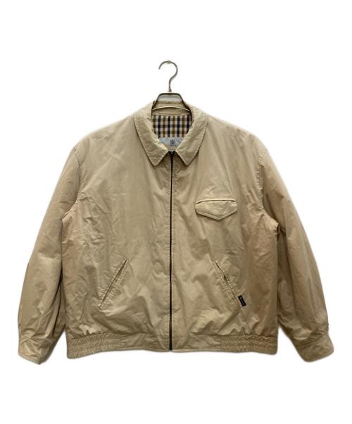 Aquascutum（アクアスキュータム）Aquascutum (アクアスキュータム) 中綿ジャケット ベージュ サイズ:Ｍの古着・服飾アイテム