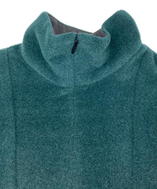Graphpaper（グラフペーパー）Graphpaper (グラフペーパー) Wool Alpaca Boa Anorak Blouson/ウール アルパカ ボア アノラック ブルゾン グリーン サイズ:2の古着・服飾アイテム
