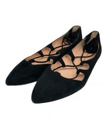 FABIO RUSCONI（ファビオルスコーニ）の古着「フラットパンプス」｜ブラック