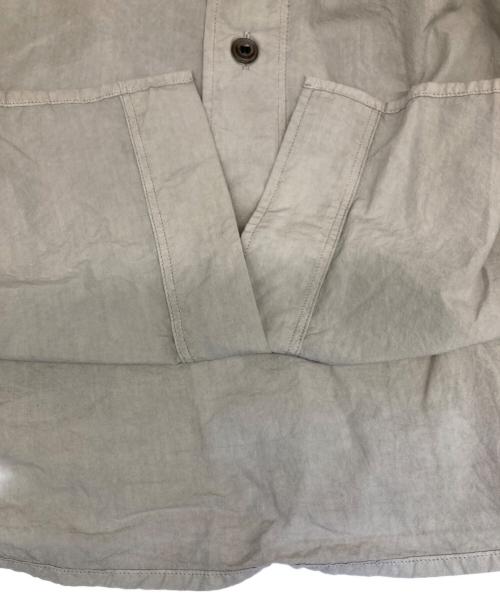 ANCELLM（アンセルム）ANCELLM (アンセルム) DYED SHRINK OVER SHIRT/ダイド シュリンク オーバー シャツ グレー サイズ:2の古着・服飾アイテム