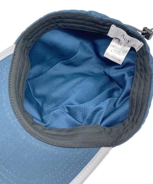 Acy（エイシー）Acy (エイシー) NEW BASIC REFLECT 5PANEL CAP/ニュ―　ベーシック　リフレクト　5パネル　キャップ ネイビーの古着・服飾アイテム