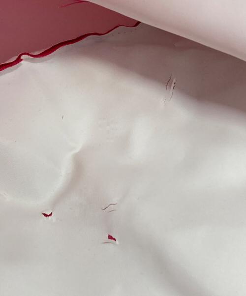 Herve Chapelier（エルベシャプリエ）Herve Chapelier (エルベシャプリエ) 舟型バッグ レッドの古着・服飾アイテム