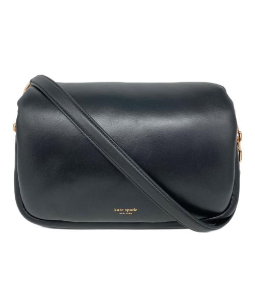 Kate Spade（ケイトスペード）Kate Spade (ケイトスペード) ダコタパフィレザークロスボディ ブラックの古着・服飾アイテム