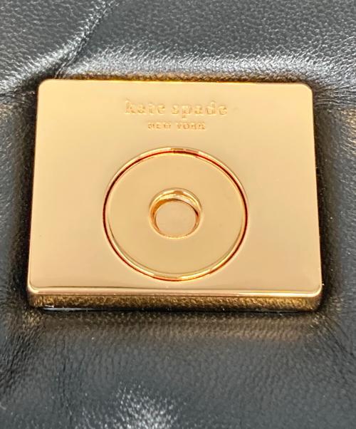 Kate Spade（ケイトスペード）Kate Spade (ケイトスペード) ダコタパフィレザークロスボディ ブラックの古着・服飾アイテム