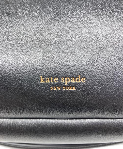 Kate Spade（ケイトスペード）Kate Spade (ケイトスペード) ダコタパフィレザークロスボディ ブラックの古着・服飾アイテム