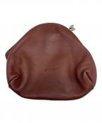 JIL SANDERジルサンダー）の古着「がま口ポーチ」｜ブラウン