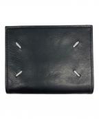 Maison Margielaメゾンマルジェラ）の古着「レザーコンパクトウォレット」｜ブラック