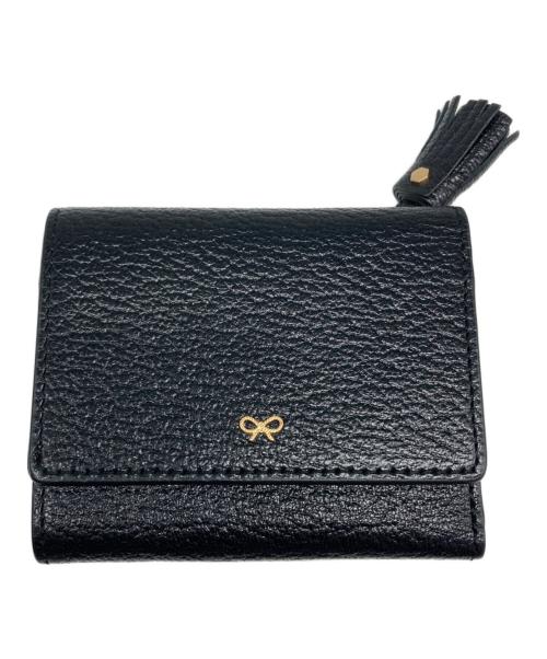 ANYA HINDMARCH（アニヤ・ハインドマーチ）ANYA HINDMARCH (アニヤ・ハインドマーチ) Peeping Eyes Mini/ピーピング　アイズ　ミニ ブラックの古着・服飾アイテム