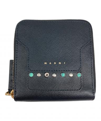 新品未使用⭐︎MARNI マルニ　二つ折り財布 MARNI（マルニ） 財布 二つ折り ミニ財布 コンパクトウォレット バイ