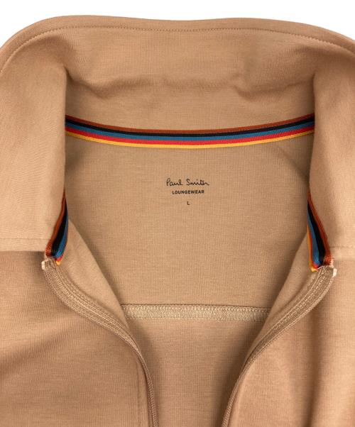 PAUL SMITH（ポールスミス）Paul Smith (ポールスミス) ラインジップジャケット ベージュ サイズ:Lの古着・服飾アイテム