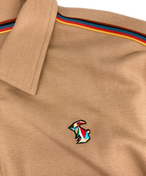 PAUL SMITH（ポールスミス）Paul Smith (ポールスミス) ラインジップジャケット ベージュ サイズ:Lの古着・服飾アイテム