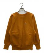 Championチャンピオン）の古着「クルーネックスウェット」｜オレンジ