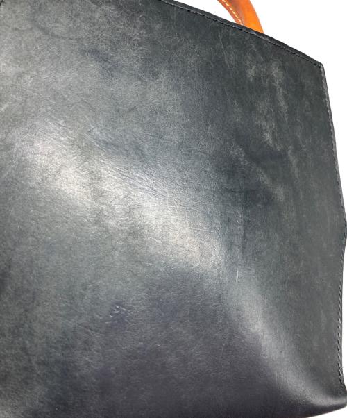 frasco.（フラスコ）frasco. (フラスコ) vivid hand bag/ヴィヴィッドハンドバッグ ブラック×ブラウンの古着・服飾アイテム