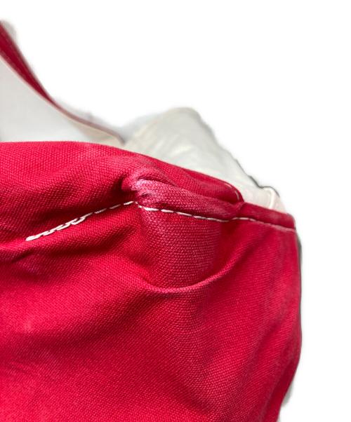 L.L.Bean（エルエルビーン）L.L.Bean (エルエルビーン) Boat And Tote Large/ボートアンドトートラージ アイボリー×レッドの古着・服飾アイテム