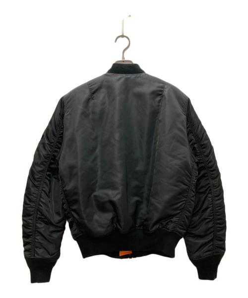 ALPHA（アルファ）ALPHA (アルファ) MA-1ジャケット ブラック サイズ:Ｓの古着・服飾アイテム