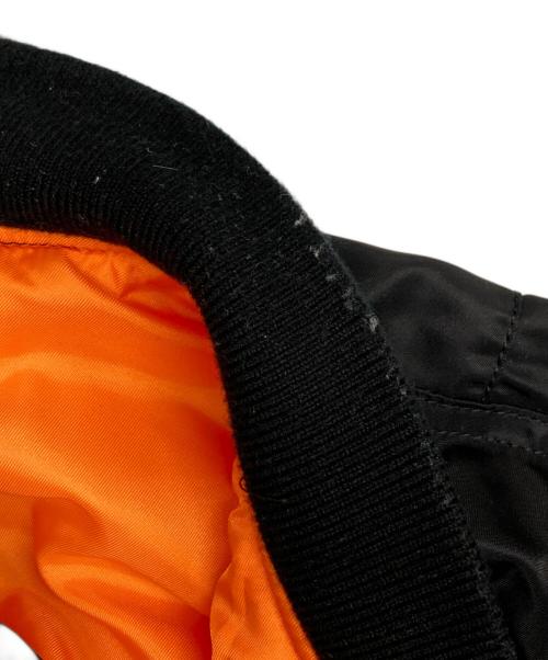 ALPHA（アルファ）ALPHA (アルファ) MA-1ジャケット ブラック サイズ:Ｓの古着・服飾アイテム