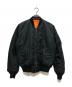 ALPHA（アルファ）の古着「MA-1ジャケット」｜ブラック