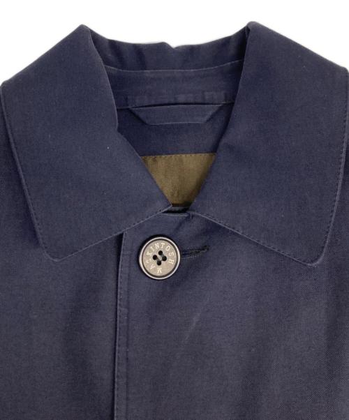 MACKINTOSH（マッキントッシュ）MACKINTOSH (マッキントッシュ) ゴム引きコート ネイビー サイズ:38の古着・服飾アイテム