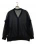 ADAWAS (アダワス) SHEER CARDIGAN/シアーカーディガン ブラック サイズ:Free：4000円