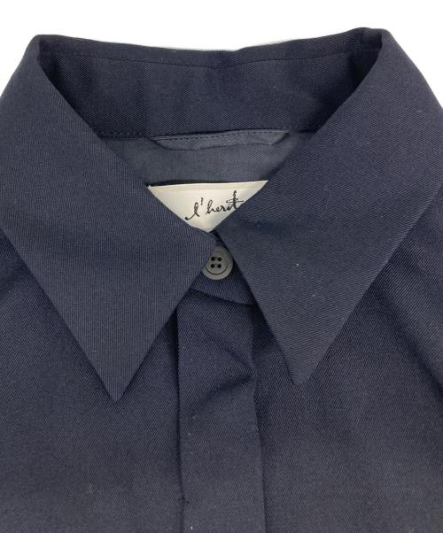 l'heritage martinique（レリタージュ マルティニーク）l'heritage martinique (レリタージュ マルティニーク) ウールギャバオールインワン ネイビー サイズ:不明の古着・服飾アイテム