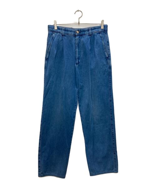 BOSS（ボス）BOSS (ボス) タックデニムパンツ インディゴ サイズ:46の古着・服飾アイテム