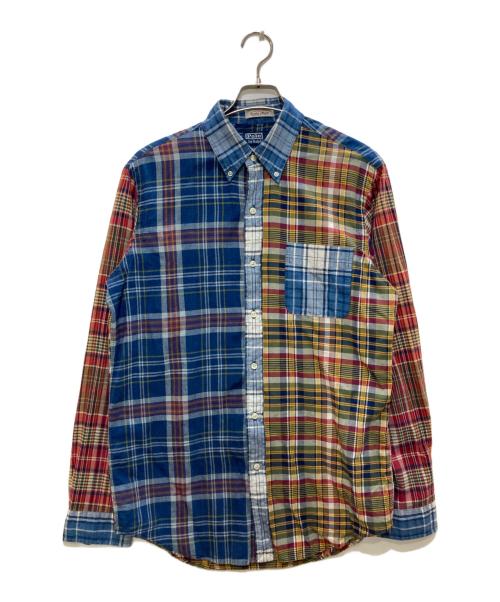 POLO RALPH LAUREN（ポロ・ラルフローレン）POLO RALPH LAUREN (ポロ・ラルフローレン) クレイジーパターンチェックシャツ マルチカラー サイズ:Mの古着・服飾アイテム