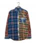 POLO RALPH LAUREN（ポロ・ラルフローレン）の古着「クレイジーパターンチェックシャツ」｜マルチカラー