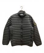 STONE ISLANDストーンアイランド）の古着「LOOM WOVEN CHAMBERS R-NYLON DOWN-TC, GARMENT DYED PACKABLE/ルームウーブンチャンバーR-ナイロンダウンー-TC、ガーメントダイパッカブル」｜ブラック