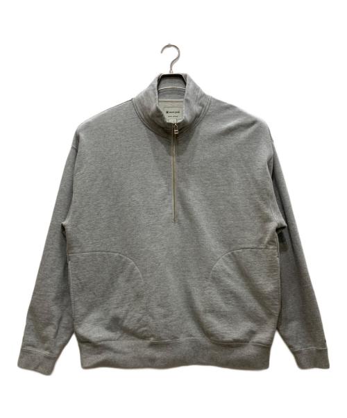 Snow peak（スノーピーク）Snow peak (スノーピーク) ハーフジップスウェット グレー サイズ:XLの古着・服飾アイテム
