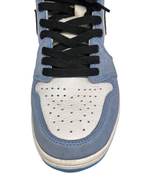 NIKE（ナイキ）NIKE (ナイキ) AIR JORDAN 1 RETRO HIGH OG/エアジョーダン 1 レトロ ハイ オリジナル ブルー×ホワイト サイズ:27.5の古着・服飾アイテム