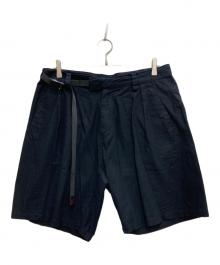 GRAMICCI×WHITE MOUNTAINEERING（グラミチ×ホワイトマウンテ二アニング）の古着「DARTED SHORT PANTS/ショートパンツ」｜ブラック