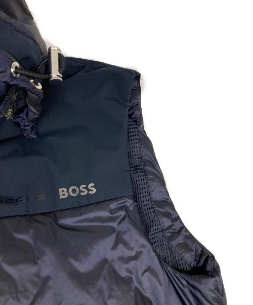 BOSS（ボス）BOSS (ボス) 中綿ベスト ネイビー サイズ:48の古着・服飾アイテム