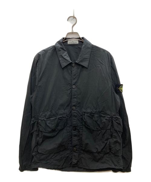 STONE ISLAND（ストーンアイランド）STONE ISLAND (ストーンアイランド) シャツジャケット ブラック サイズ:Lの古着・服飾アイテム