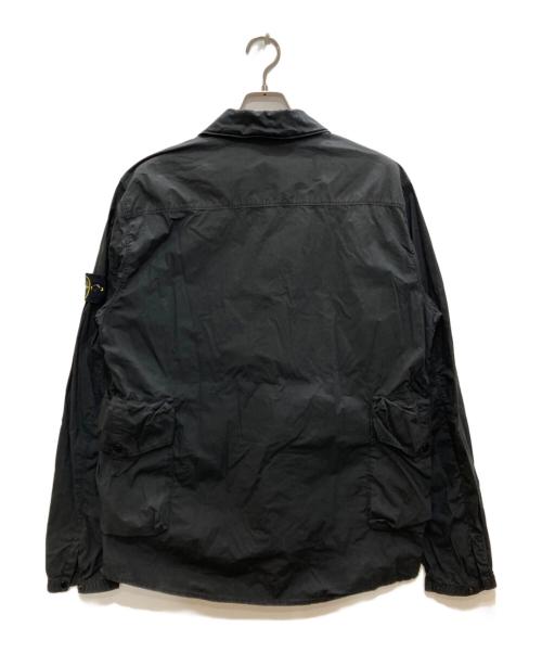 STONE ISLAND（ストーンアイランド）STONE ISLAND (ストーンアイランド) シャツジャケット ブラック サイズ:Lの古着・服飾アイテム