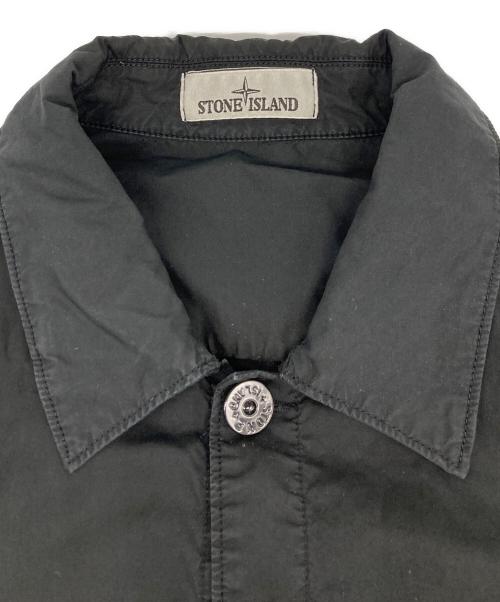 STONE ISLAND（ストーンアイランド）STONE ISLAND (ストーンアイランド) シャツジャケット ブラック サイズ:Lの古着・服飾アイテム