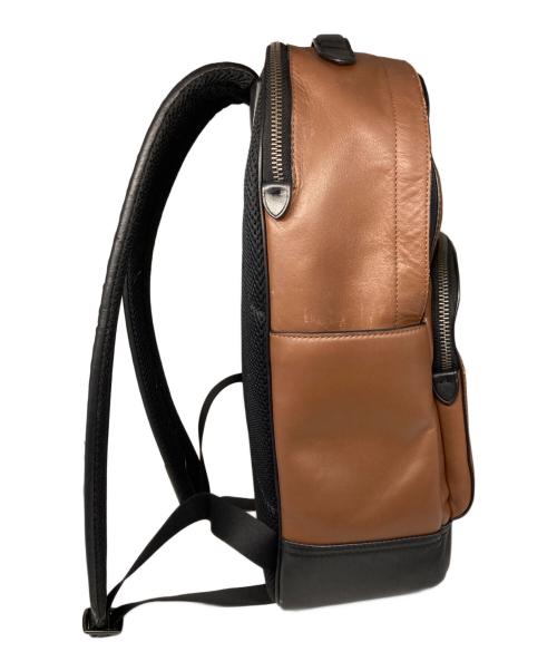 COACH（コーチ）COACH (コーチ) レザーリュック ブラウン×ブラックの古着・服飾アイテム
